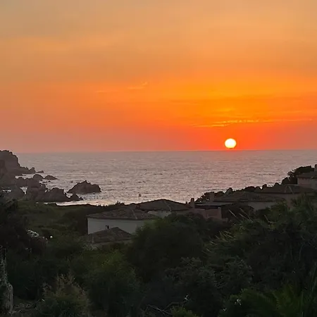 度假居 L'oleandro 1407 House In Sardinia With Mediterranean Sea Views 罗萨岛